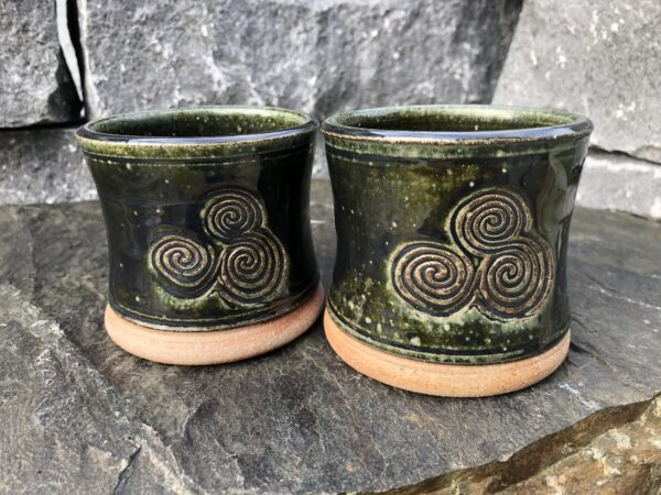 Celtic-Clays-Green-Whiskey-Tumbler